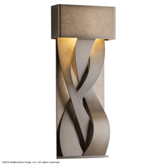 Tress Small Dark Sky Friendly LED Outdoor Sconce 250 Lumens by Hubbardton Forge, Dimmable, Eco-Friendly