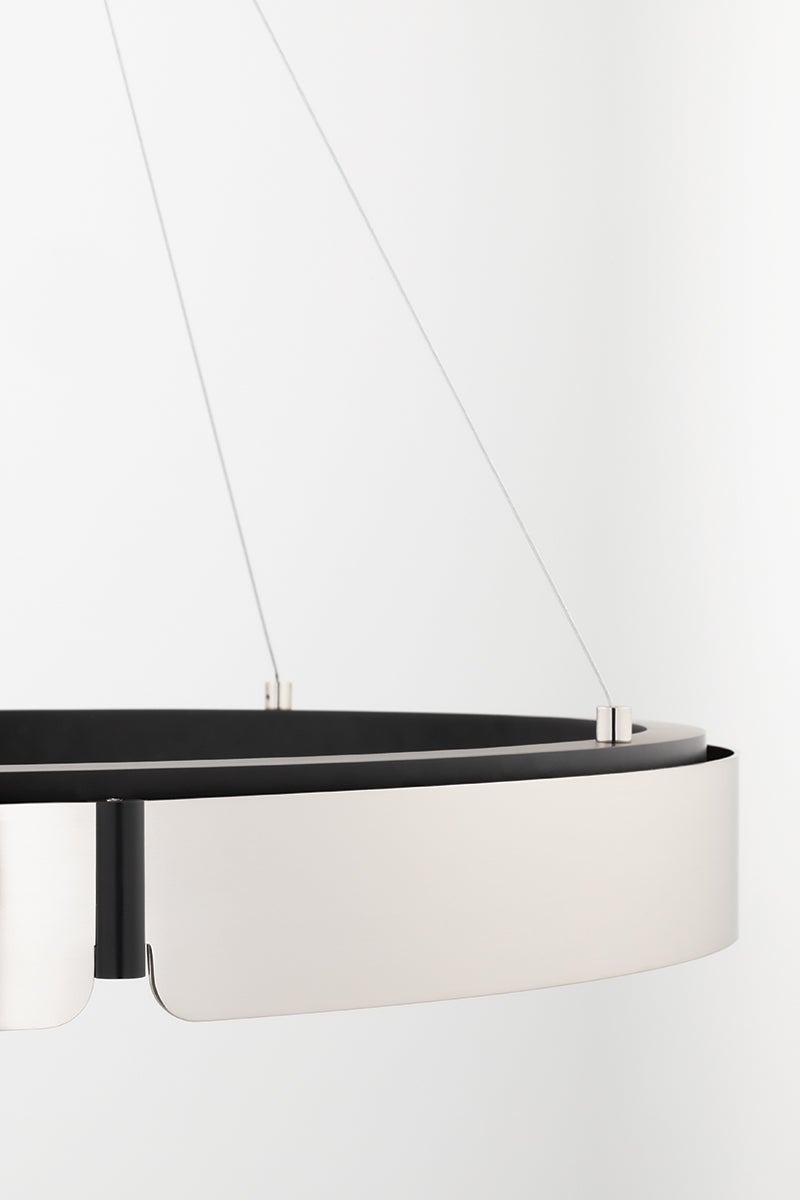 Tribeca Chandelier 2933 by Hudson Valley Lighting, LED Dimmable, Aged Brass or Burnished Nickel Finish
