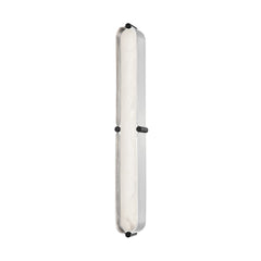 Tribeca Medium Vanity Light 23.75"H by Hudson Valley Lighting - Alabaster Shade, Dimmable, LED, 2 Finishes