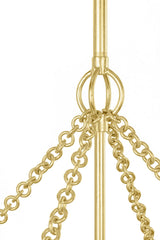 Tropea Pendant Light 30" W by Corbett Lighting - Dimmable, Abaca Rope, Vintage Elegance