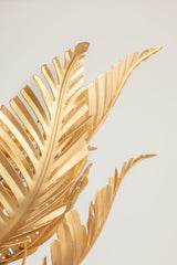 Tropicale Pendant Light by Corbett Lighting - 8 Bulb Capacity, Adjustable Height, Gold Leaf Design