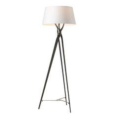 Tryst Floor Lamp 72.7" by Hubbardton Forge - Dimmable, Mid-Century Modern Design, Linen Shade, Multiple Finishes