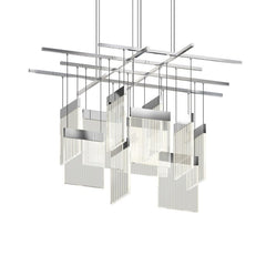 V Panels Chandelier by SONNEMAN - Modern 15,000 Lumens LED Lighting with Dimmable Functionality