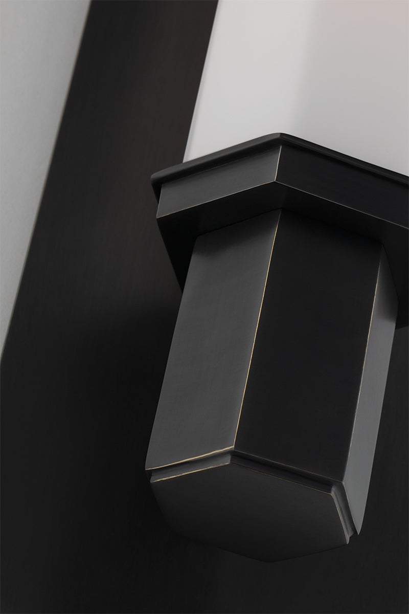 Walton Bath Sconce 15" By Hudson Valley Lighting - Opal Matte Glass, Multiple Finishes, Dimmable