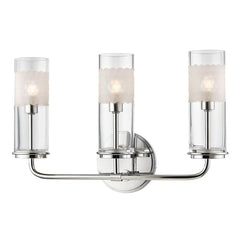 Wentworth 3-Light Vanity Light by Hudson Valley Lighting, Modern Mid-Century Design, Dimmable, 2 Finishes