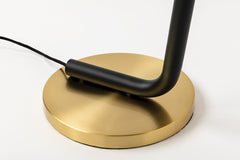 Mitzi Whit Floor Lamp 60.75” Tall With Dimmable Opal Glass Shade And Aged Brass Accent
