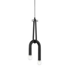 Mitzi Whit Pendant Light - Dimmable, Adjustable Height, 2 Light Fixtures, UL Damp Rated, Multiple Finishes