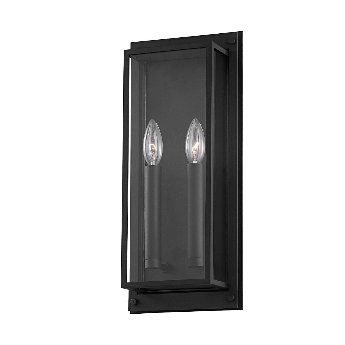 Winslow Medium Outdoor Wall Sconce by Troy Lighting - Textured Black Finish, Versatile Design, Durable Construction