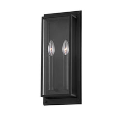 Winslow Medium Outdoor Wall Sconce by Troy Lighting - Textured Black Finish, Versatile Design, Durable Construction