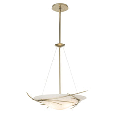 Wisp Pendant Light by Hubbardton Forge, Dimmable, Multiple Finish Options, Customizable Height, 3 Bulb Design