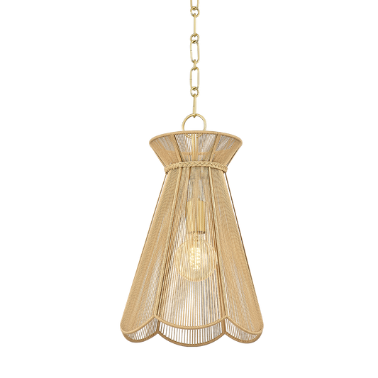 Aaliyah Pendant - 1-Light - Aged Brass - Mitzi H755701-AGB