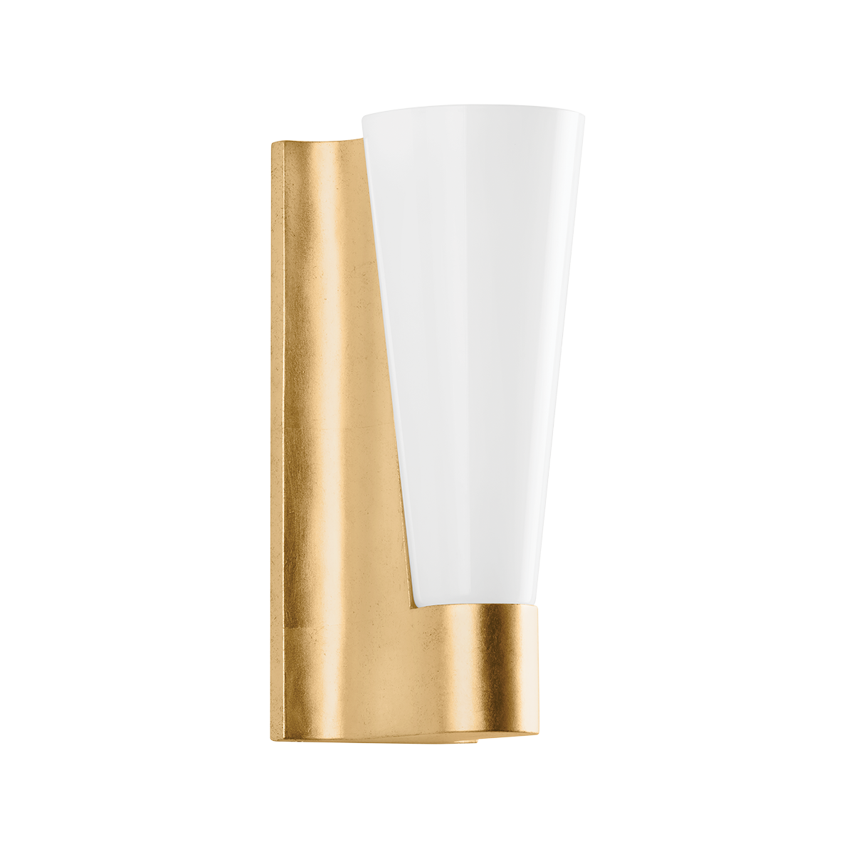 Abner Wall Sconce - 1-Light - Vintage Gold Leaf - Troy Lighting B9913-VGL