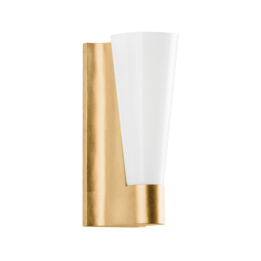 Abner Wall Sconce - 1-Light - Vintage Gold Leaf - Troy Lighting B9913-VGL