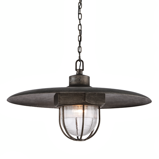 Acme Pendant - 1-Light - Aged Pewter - Troy Lighting F3898-APW