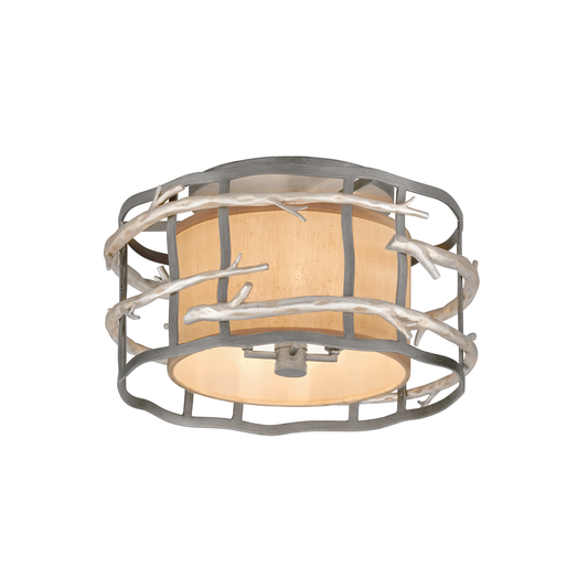 Adirondack Flush Mount - 4-Light - Troy Lighting C2881-GRA/WSL