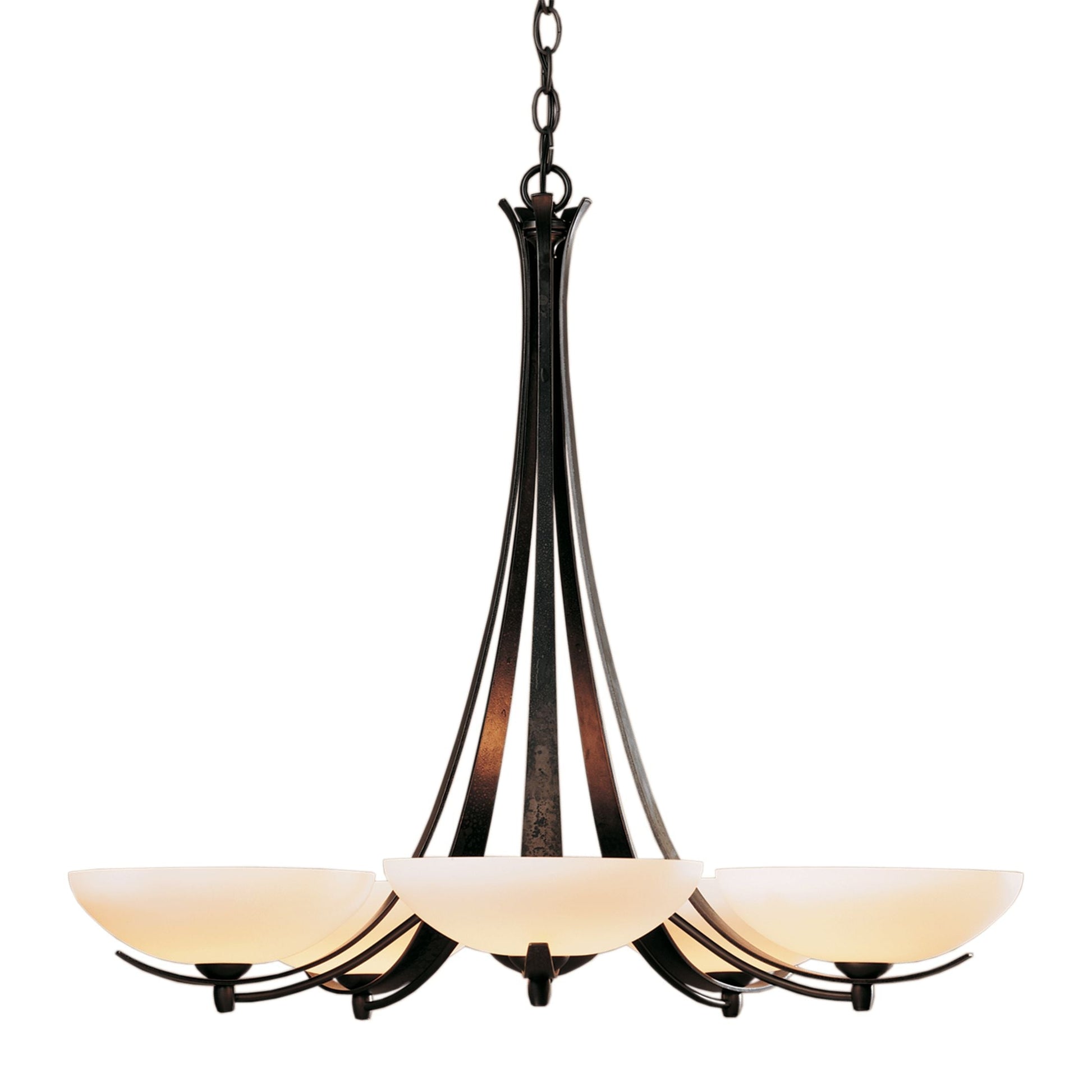 Aegis 5-Arm Chandelier - Dark Smoke by Hubbardton Forge