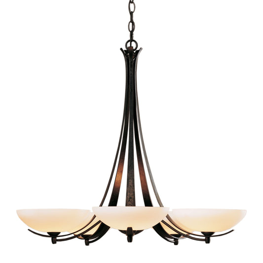 Aegis 5-Arm Chandelier - Dark Smoke by Hubbardton Forge