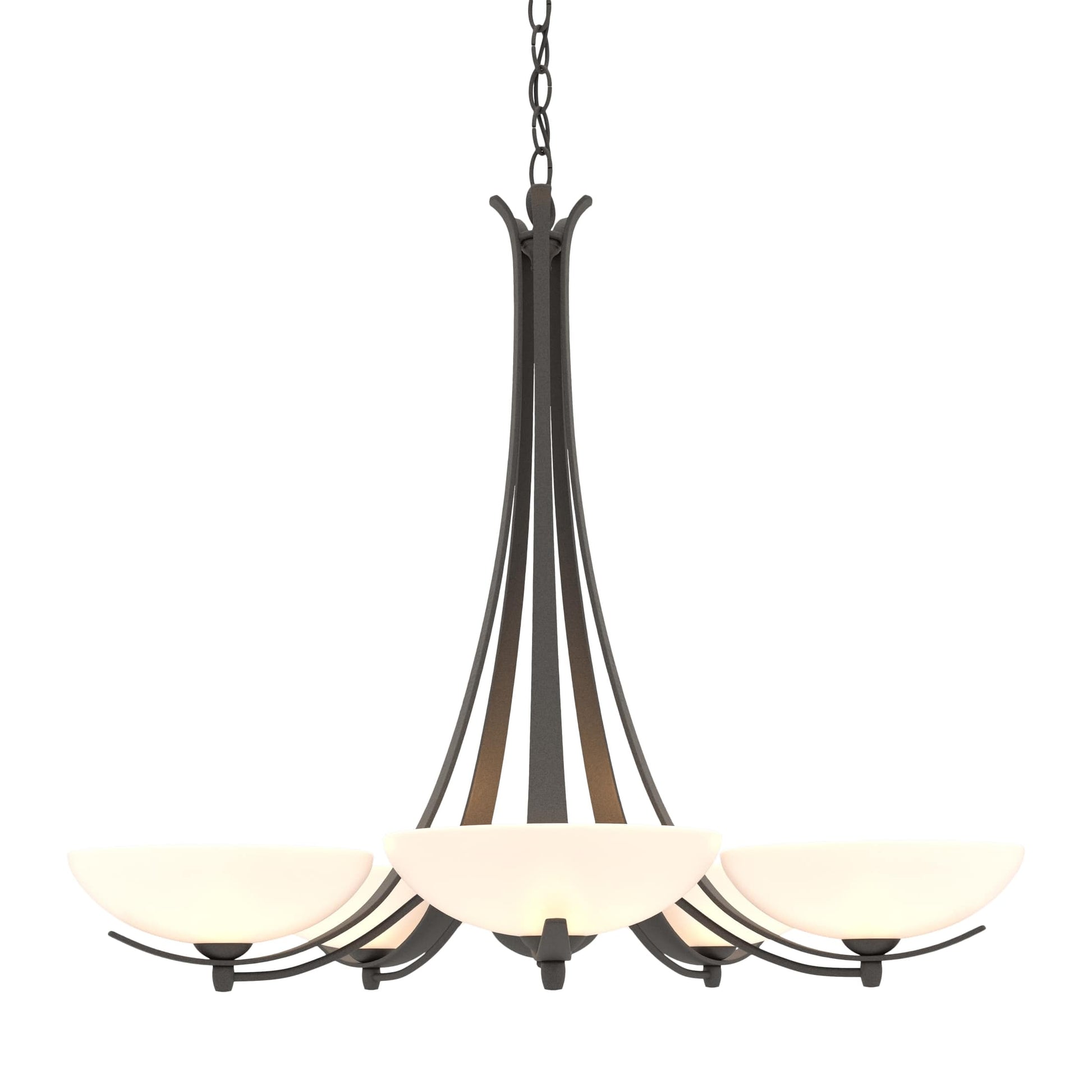 Aegis 5-Arm Chandelier - Natural Iron by Hubbardton Forge