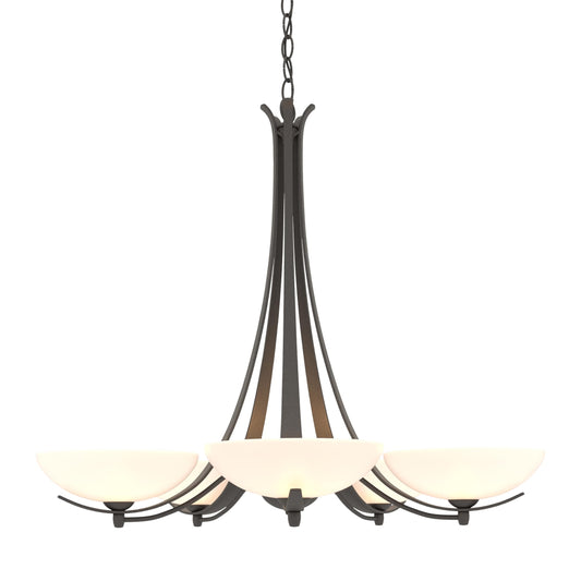 Aegis 5-Arm Chandelier - Natural Iron by Hubbardton Forge