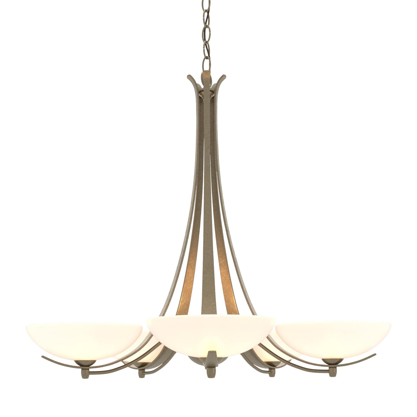 Aegis 5-Arm Chandelier - Soft Gold by Hubbardton Forge
