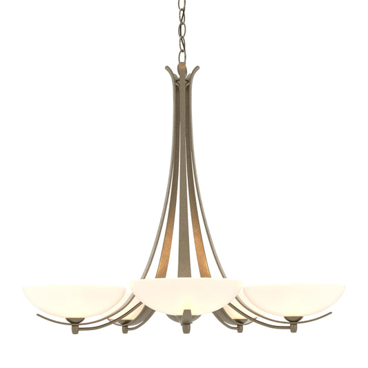 Aegis 5-Arm Chandelier - Soft Gold by Hubbardton Forge