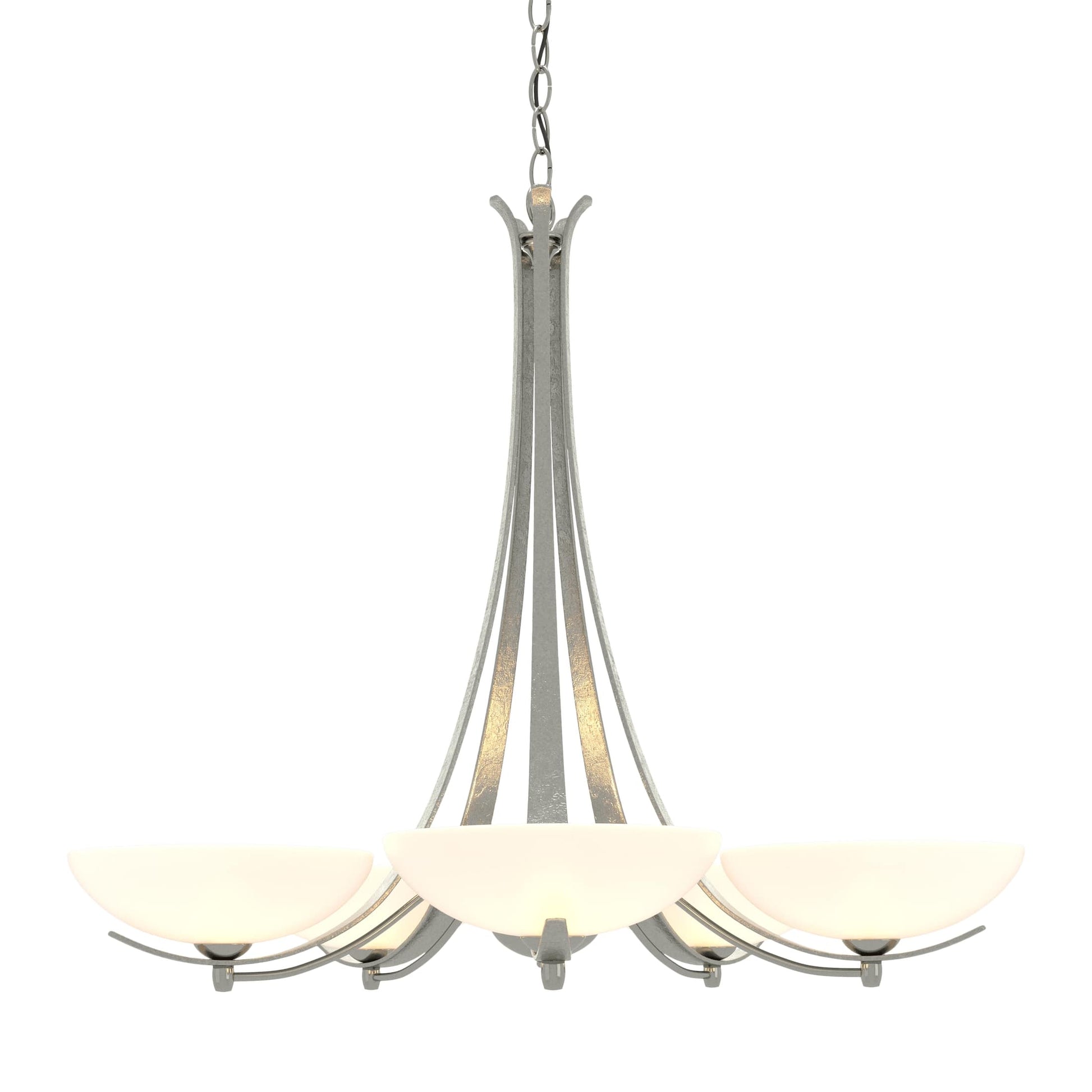Aegis 5-Arm Chandelier - Sterling by Hubbardton Forge