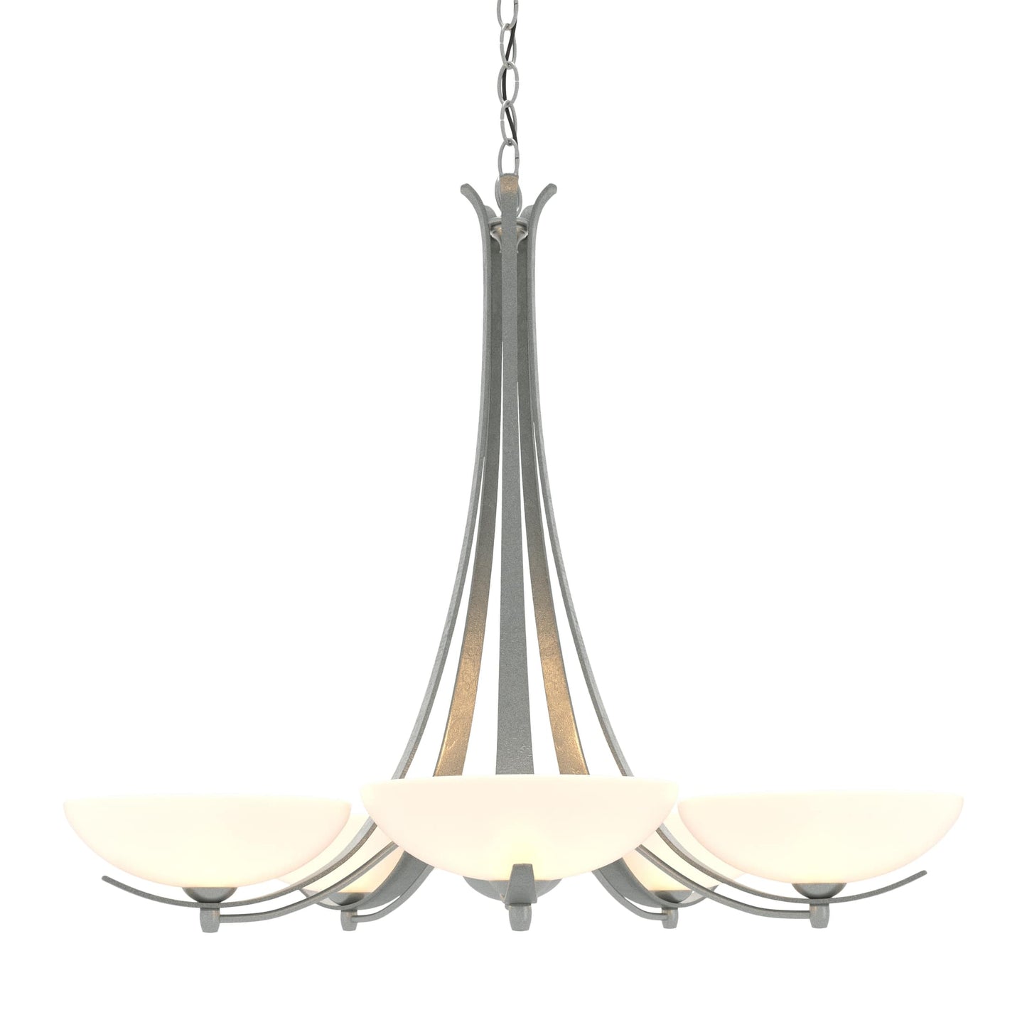 Aegis 5-Arm Chandelier - Vintage Platinum by Hubbardton Forge