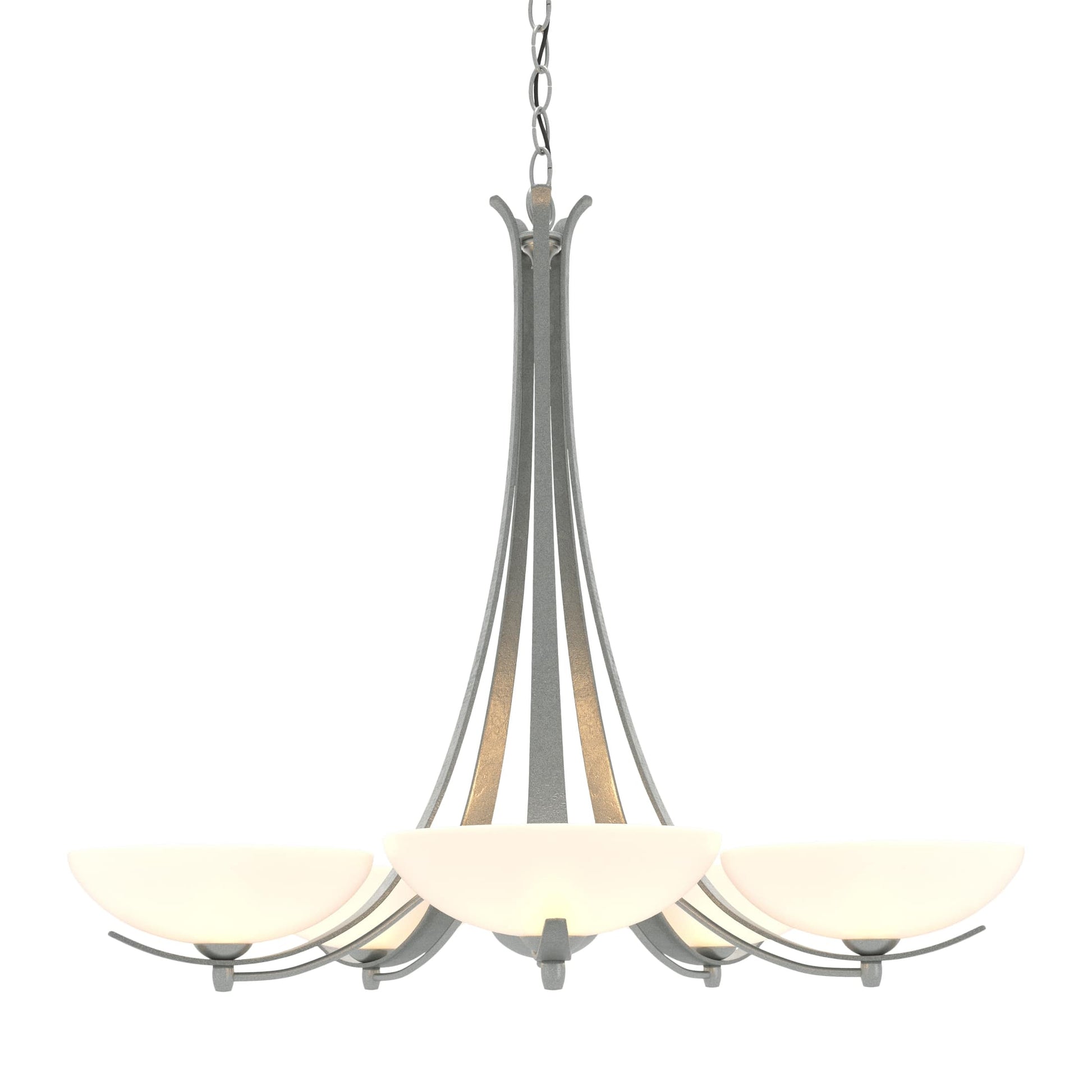 Aegis 5-Arm Chandelier - Vintage Platinum by Hubbardton Forge