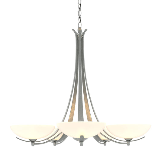 Aegis 5-Arm Chandelier - Vintage Platinum by Hubbardton Forge