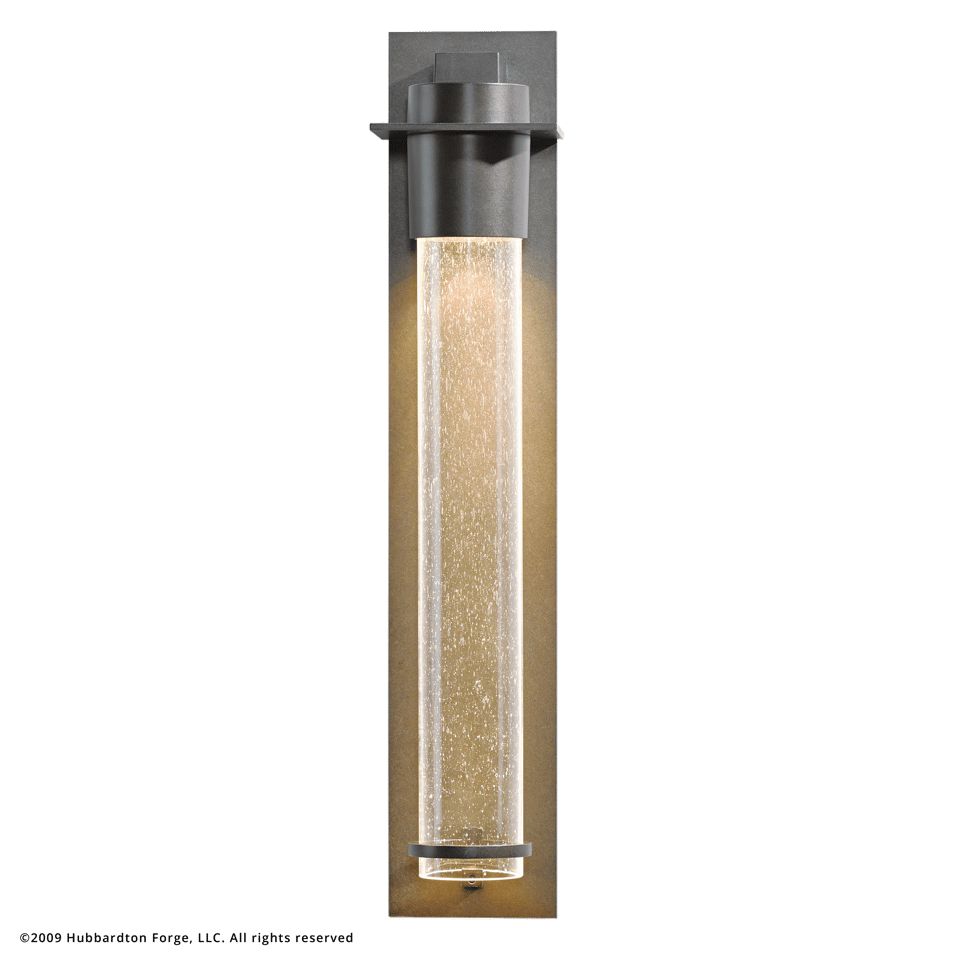 Airis Medium Dark Sky Friendly Outdoor Sconce - Coastal Burnished Steel by Hubbardton Forge
