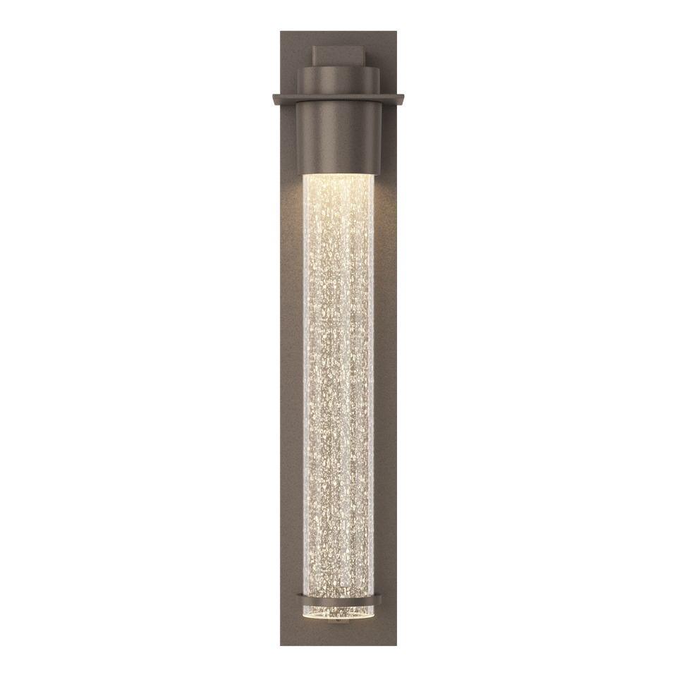 Airis Medium Dark Sky Friendly Outdoor Sconce - Coastal Dark Smoke by Hubbardton Forge