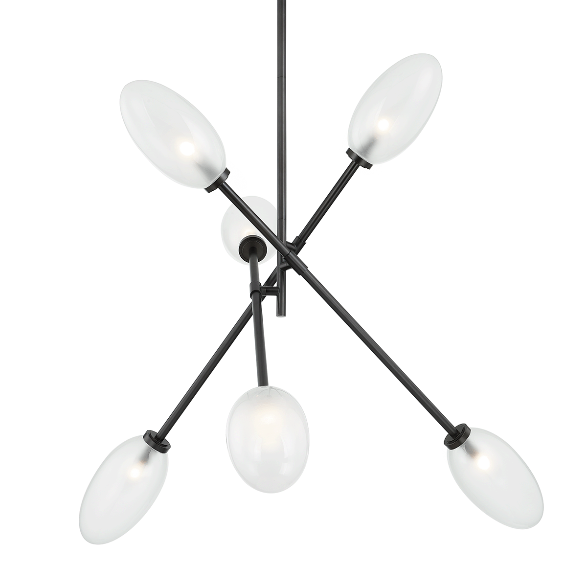 Alberton 6-Light Chandelier - Black Bronze by Hudson Valley Lighting