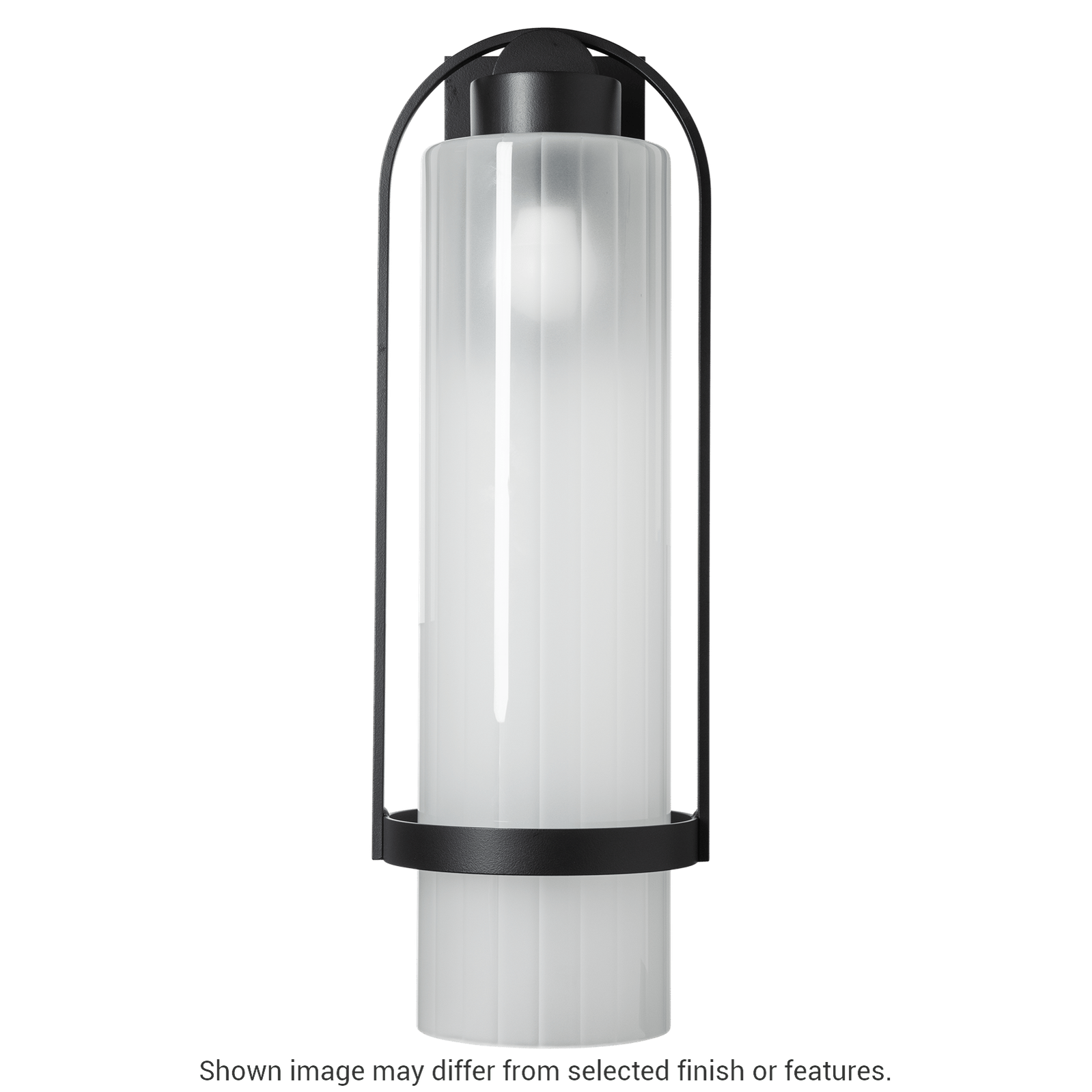 Alcove Large Outdoor Sconce - White - Clear Glass by Hubbardton Forge