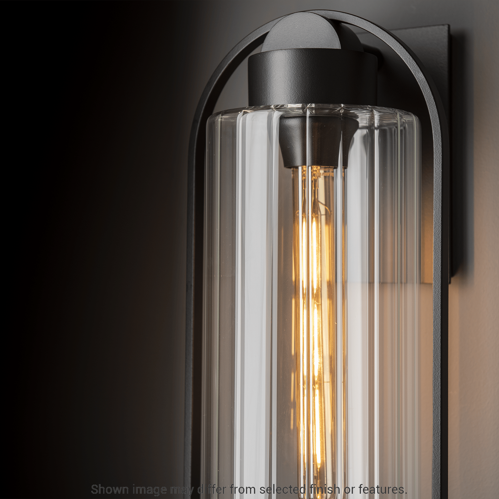 Alcove Large Outdoor Sconce - White - Frosted Glass by Hubbardton Forge