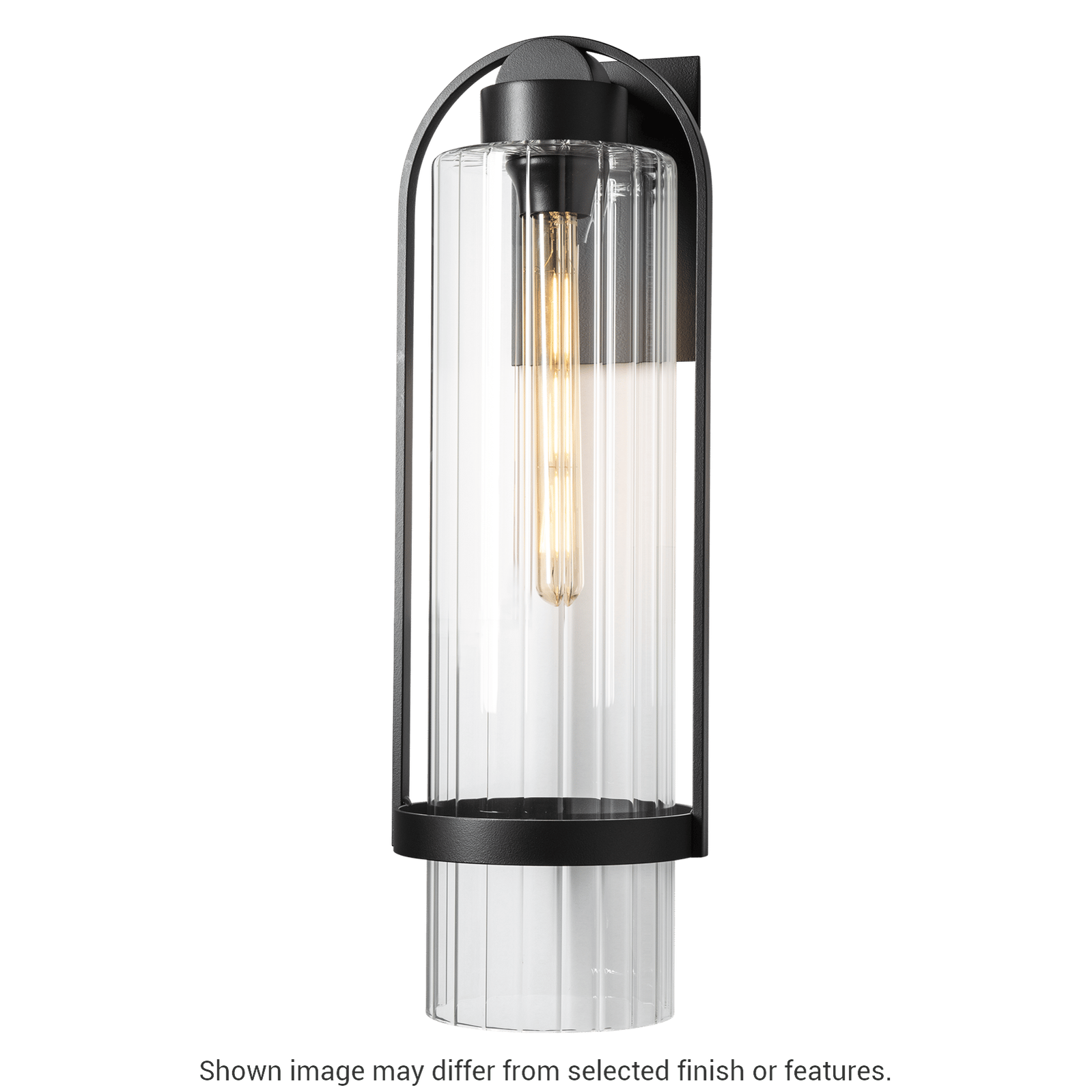 Alcove Large Outdoor Sconce - White - Frosted Glass by Hubbardton Forge