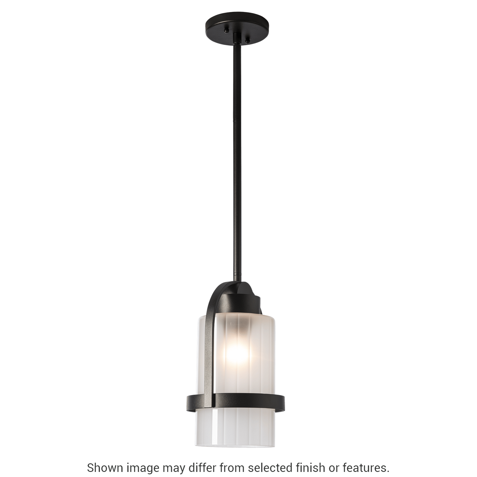 Alcove Outdoor Pendant - White - Frosted Glass by Hubbardton Forge