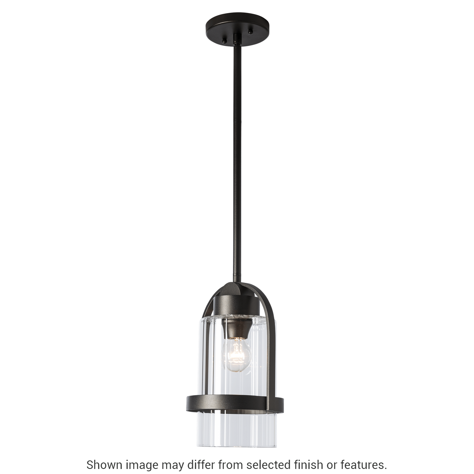 Alcove Outdoor Pendant - White - Frosted Glass by Hubbardton Forge