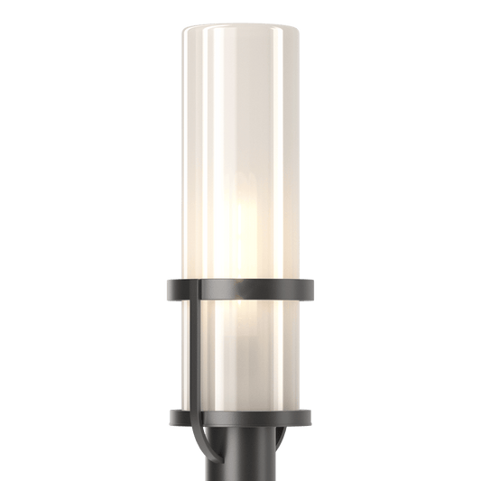 Alcove Outdoor Post Light - Coastal Black - Frosted Glass by Hubbardton Forge