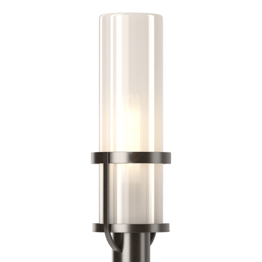 Alcove Outdoor Post Light - Oil Rubbed Bronze - Frosted Glass by Hubbardton Forge