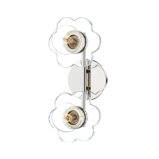 Alexa Vanity Light - 2-Light - Polished Nickel - Mitzi H357302-PN