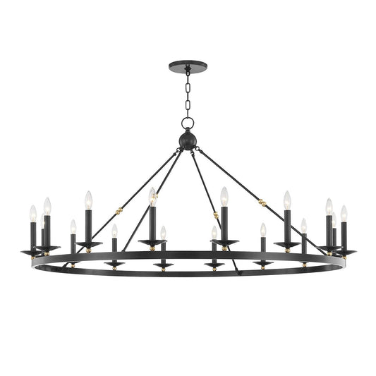 Allendale 16-Light Chandelier - Aged Old Bronze by Hudson Valley Lighting