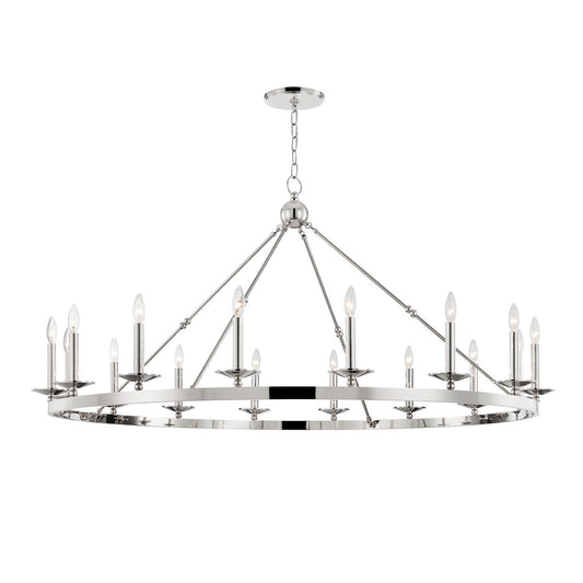 Allendale 16-Light Chandelier - Polished Nickel by Hudson Valley Lighting