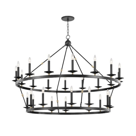 Allendale 28-Light Chandelier - Aged Old Bronze by Hudson Valley Lighting