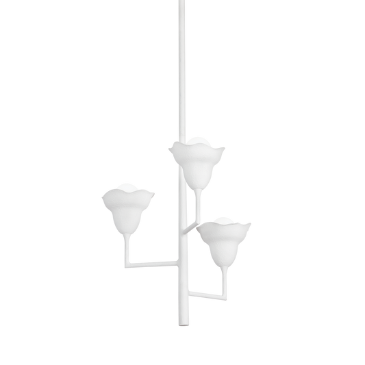 Alora 3-Light Pendant - White Plaster by Hudson Valley Lighting