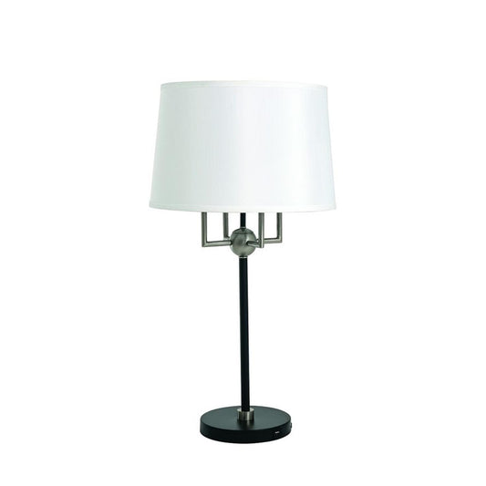 Alpine Table Lamp - A750-BLK/SN - Black/Satin Nickel by House of Troy