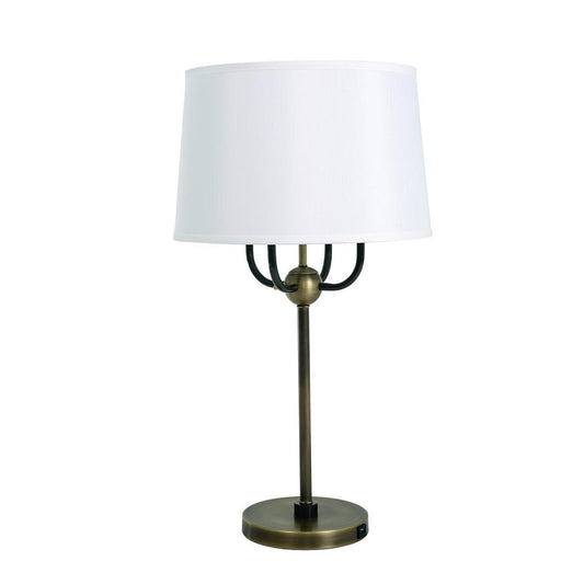 Alpine Table Lamp - A751-AB/HB - Antique Brass/Hammered Bronze by House of Troy