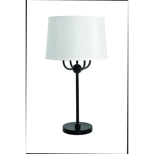 Alpine Table Lamp - A751-BLK/SS - Black/Supreme Silver by House of Troy