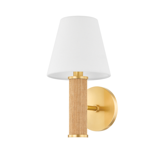 Amabella Wall Sconce - 1-Light - Aged Brass - Mitzi H650101-AGB