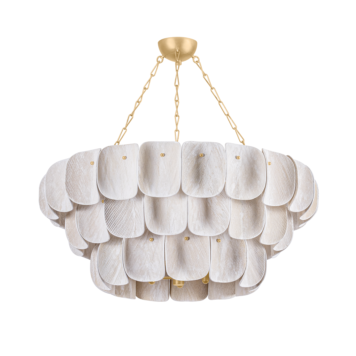 Amalfi Chandelier - 16-Light - Vintage Gold Leaf by Hudson Valley Lighting