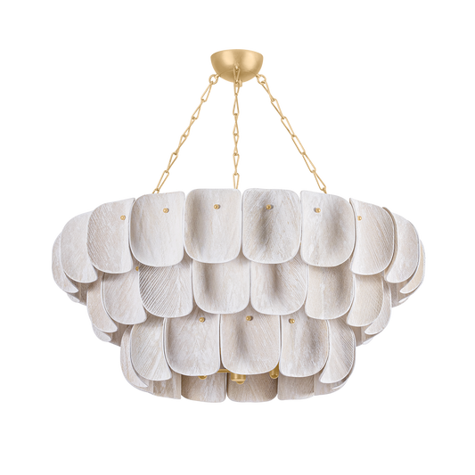 Amalfi Chandelier - 16-Light - Vintage Gold Leaf by Hudson Valley Lighting